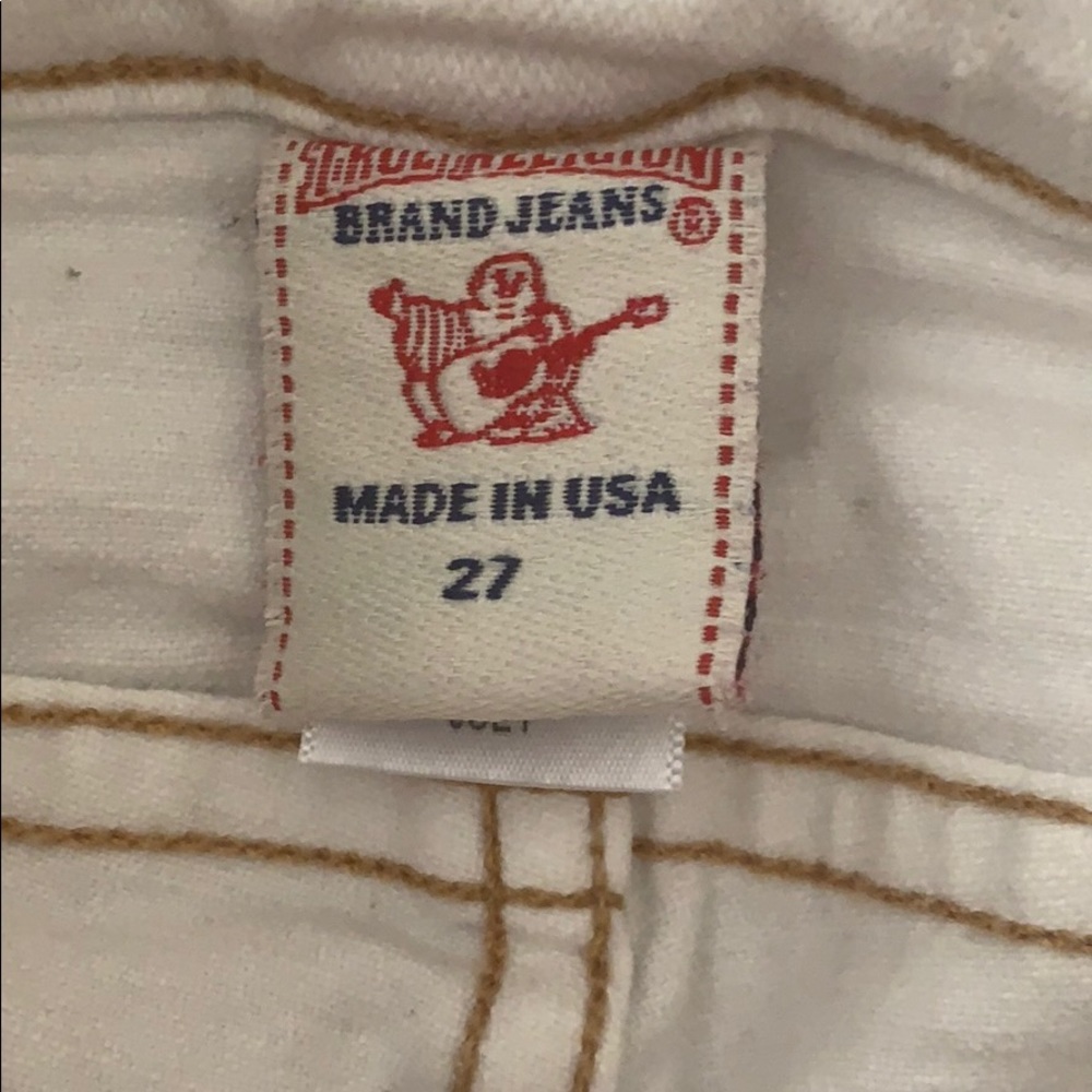 White-True Religion Shorts -27 - Picture 4 of 4
